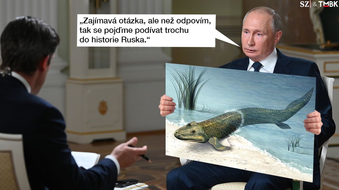 TMBK: Putinovo očekávané interview je tu. Moderátora vůbec nepotřeboval